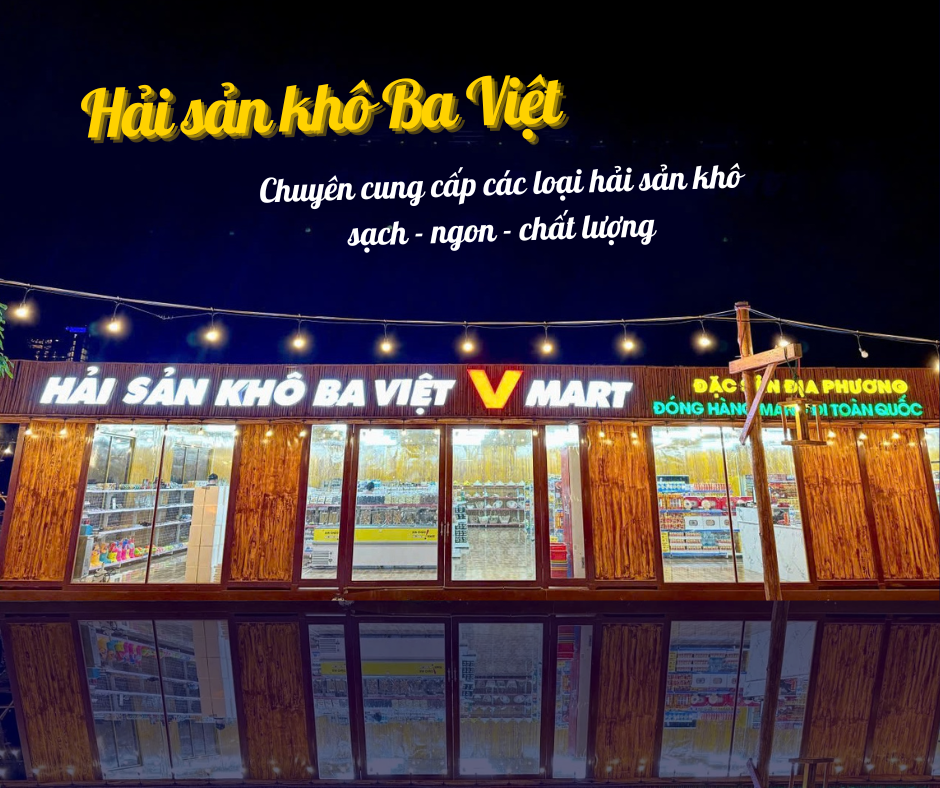 Hải sản khô Ba Việt